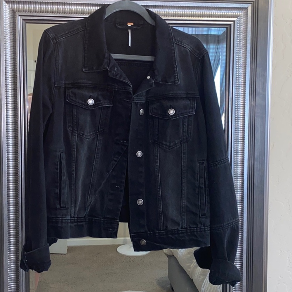 Free People Rumors Denim Jacket